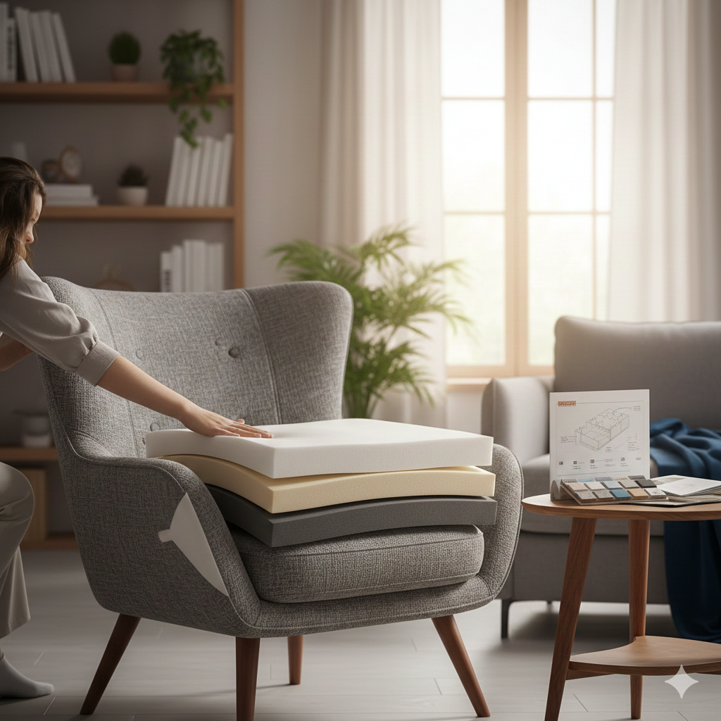 klasy pianek tapicerskich